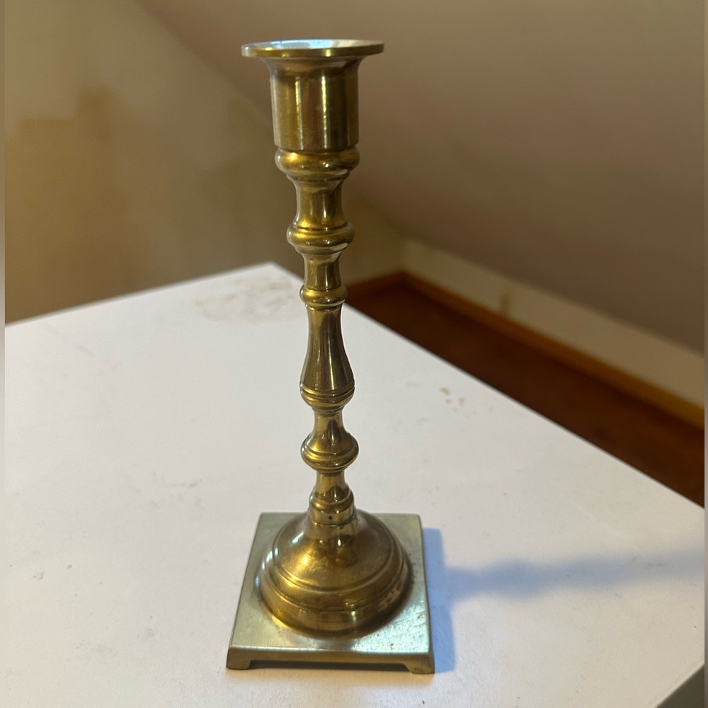 Vintage Mid Century Modern Tall
Brass 12"Inch Candlestick Holders 2
Set